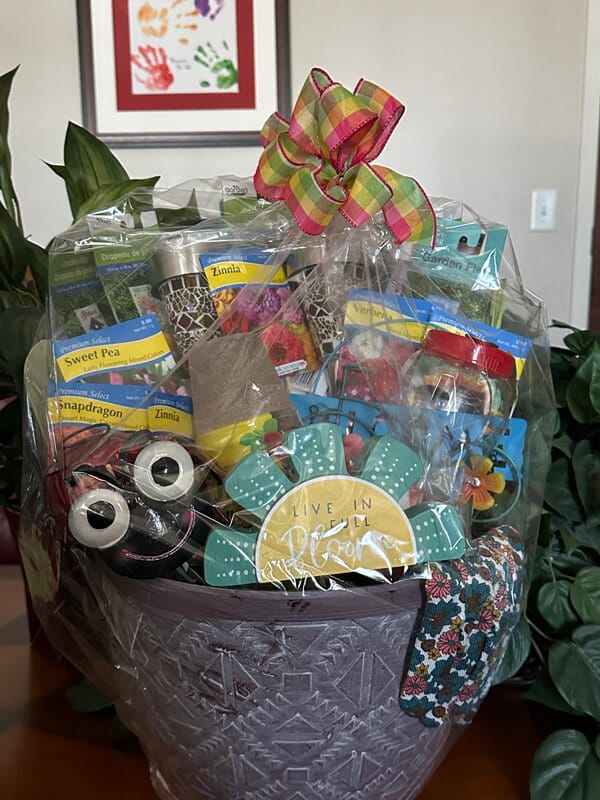 Gardening Basket for raffle